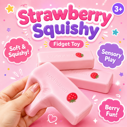 Strawberry Squishy Fidget Toy