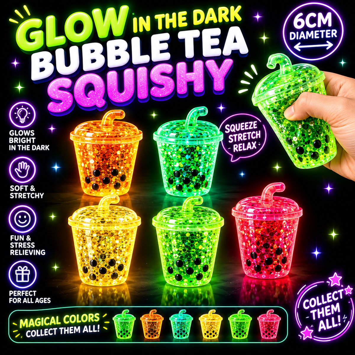 Cup Maltose Glow In Dark