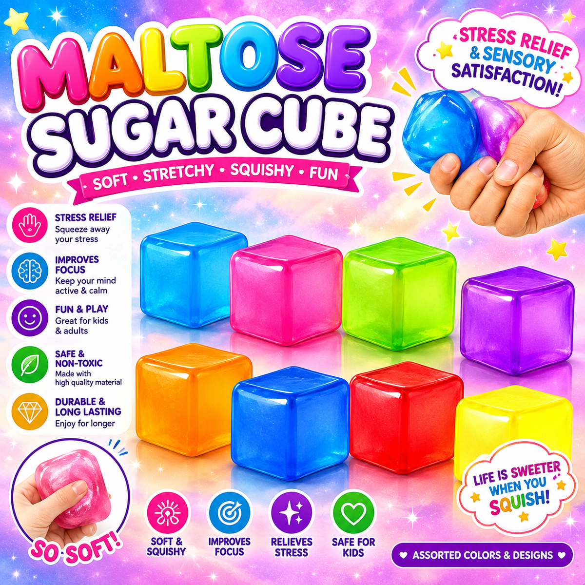 Clear Cube (OPP Bag)