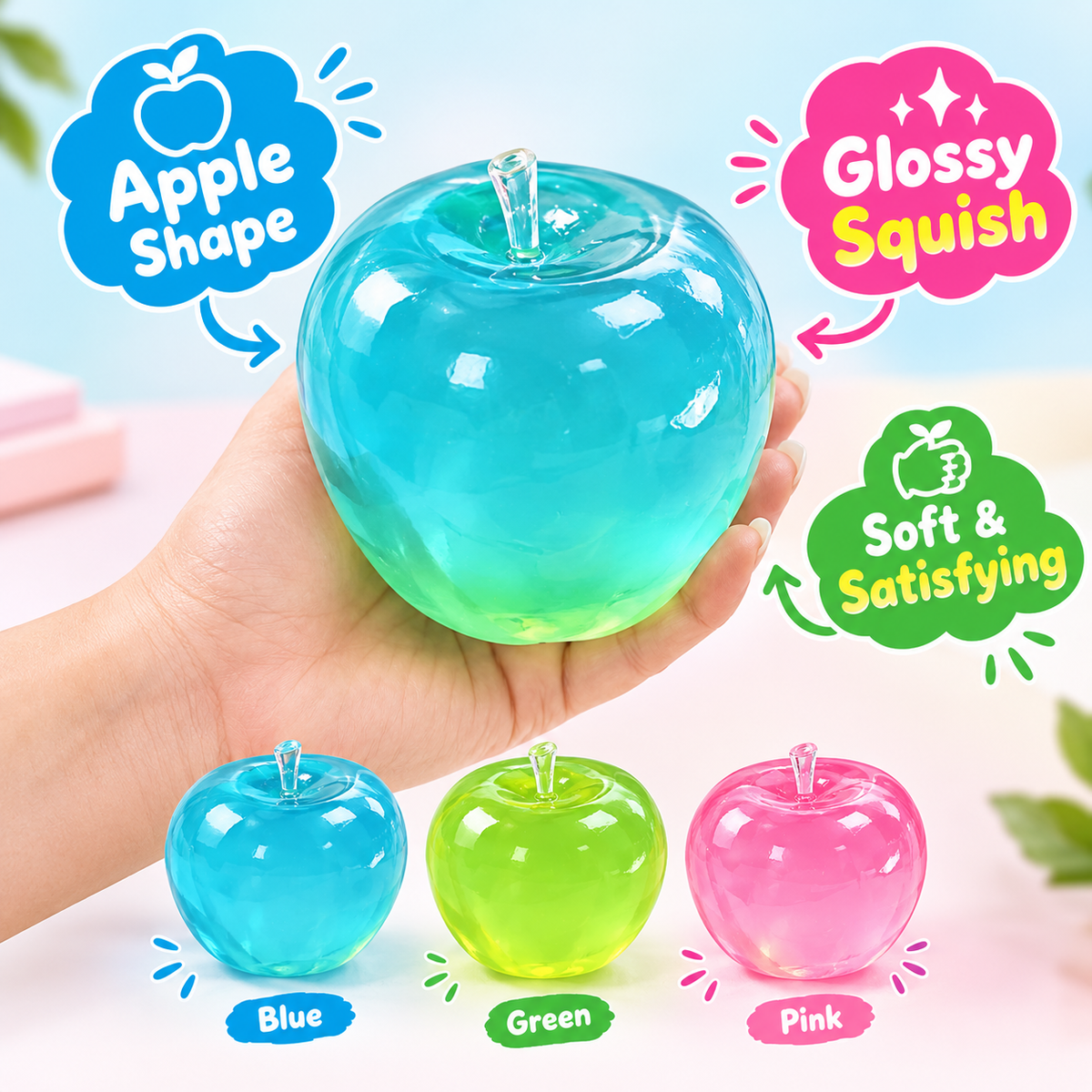 Translucent Apple Squishy
