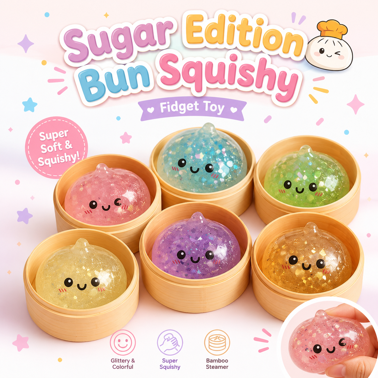 Sugar Edition Bun Squishy