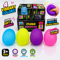 Textured Cube Squeeze Ball