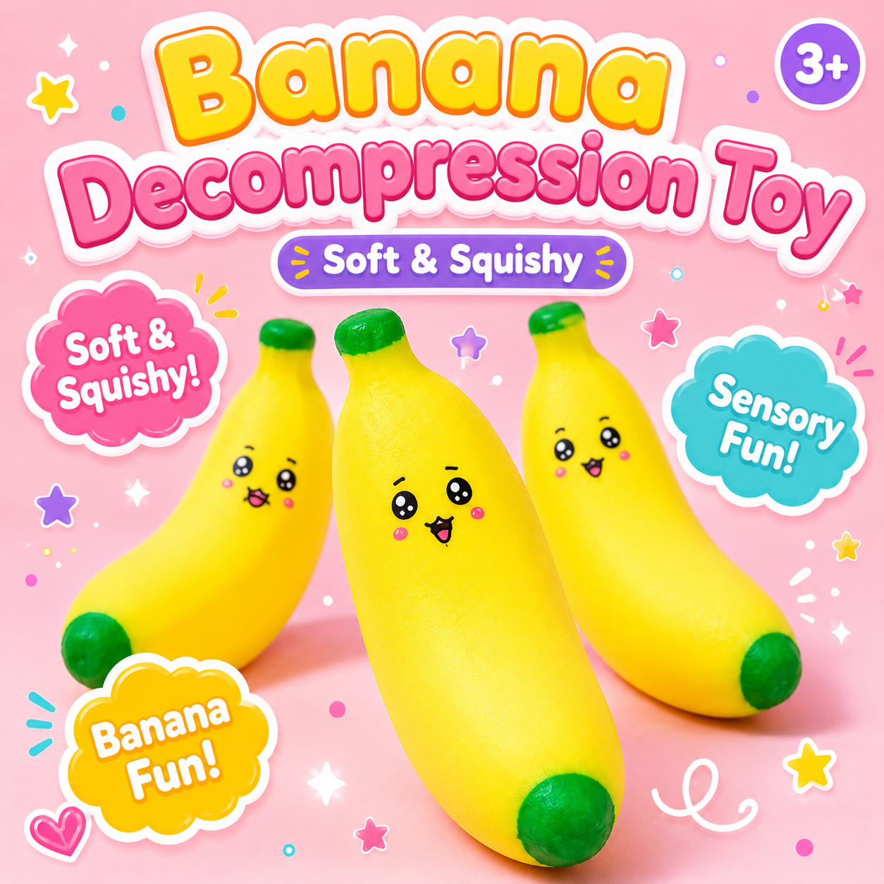 Banana Decompression Toy