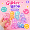 Glitter Baby Squishy Toy