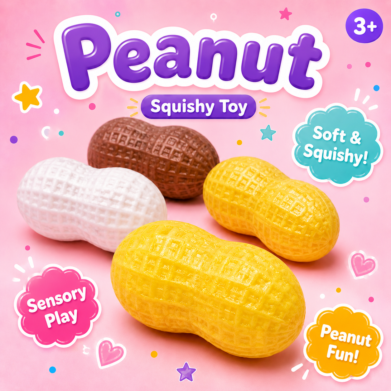 Peanut Squishy Toy