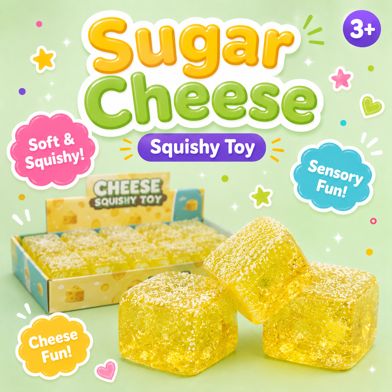 Sugar Cheese Squishy Toy