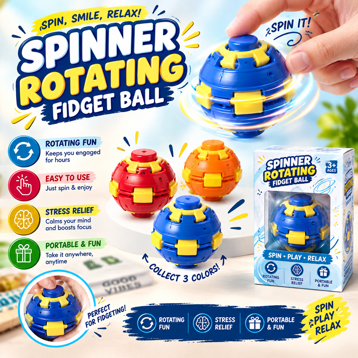 Spinner Rotating Ball