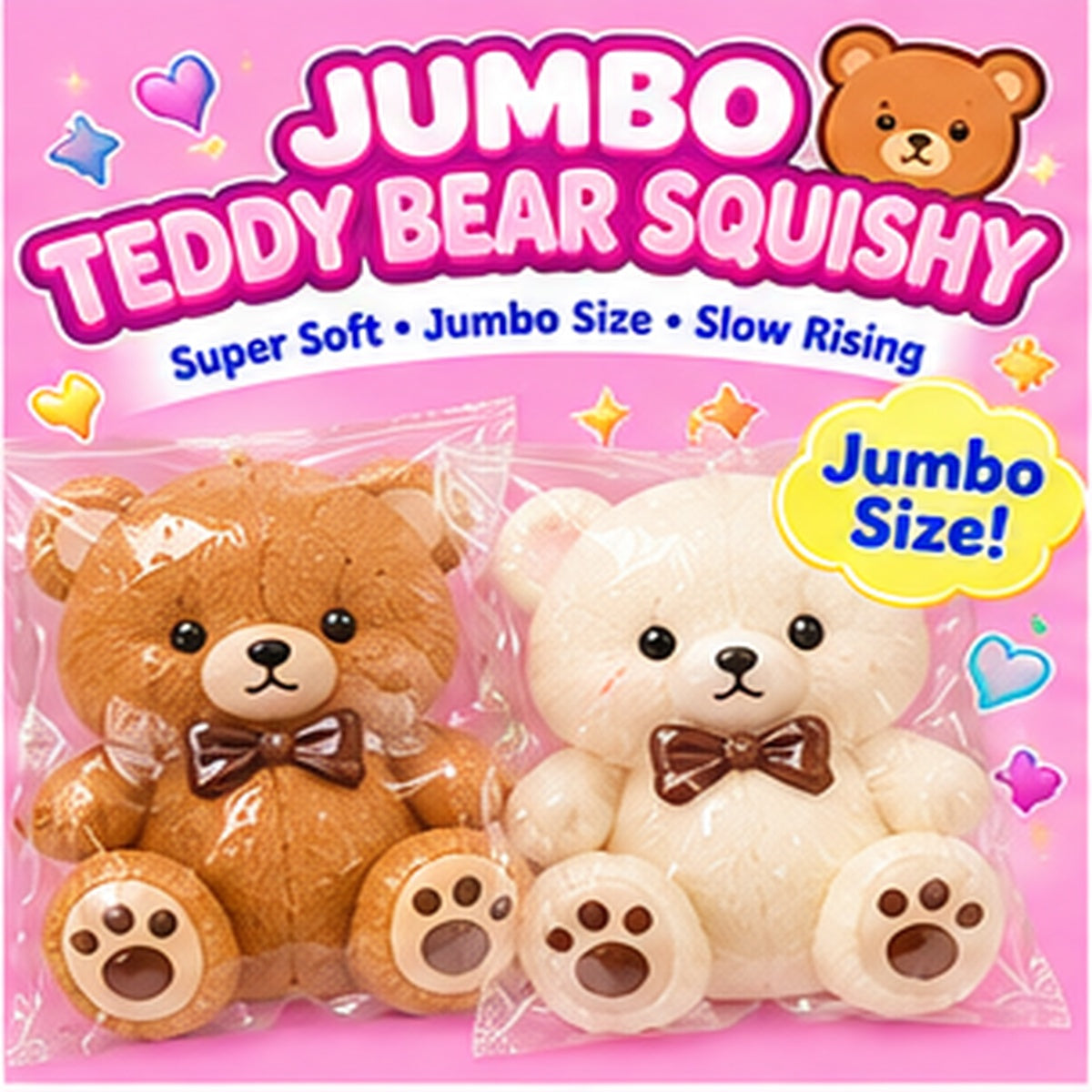 Jumbo Teddy Bear Squishy