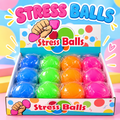 Colourful stress balls display box